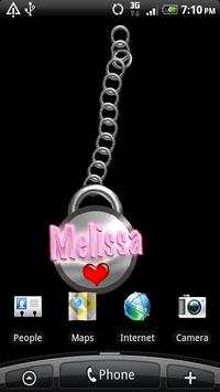 Melissa Live Wallpaper screenshot 1