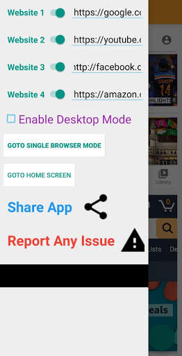 Multi Browser- Browser with multiple screens screenshot 4