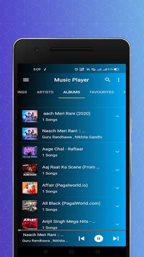 Music Player 2021 - MP3 Player , Audio Player screenshot 2