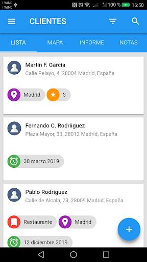 ClientiApp - Gestión de clientes screenshot 1