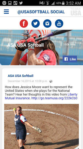 USA Softball Mobile App screenshot 4