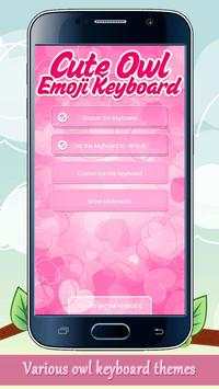 Cute Owl Keyboard Themes screenshot 6