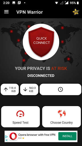 VPN Warrior – Free VPN Unlimited Browsing VPN screenshot 2