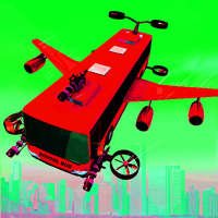 Flying School Bus🚌Transport Simulator 3d Bus Game