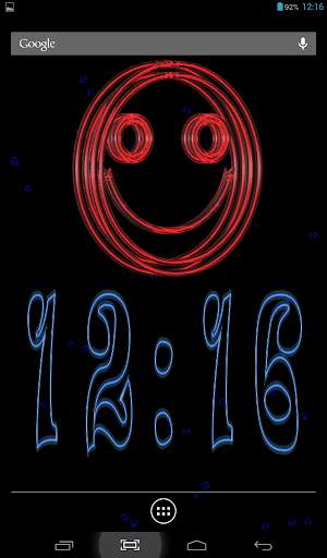 Clock Smile Live Wallpaper screenshot 7