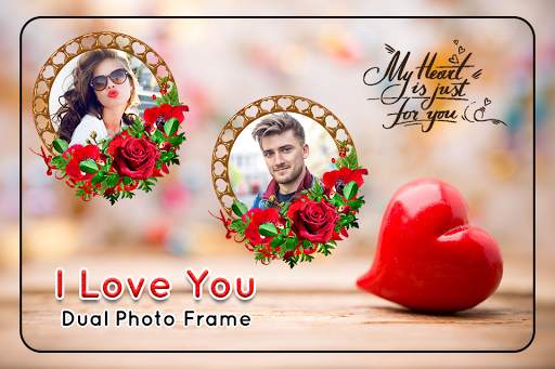 I Love You Dual Photo Frame 4 تصوير الشاشة