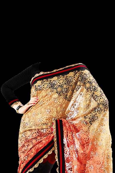 Women Saree Photo Frames 3 تصوير الشاشة