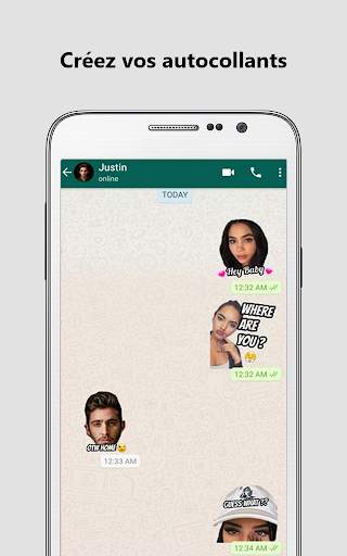 Free Whatsa Messenger Stickers New 2021 screenshot 2