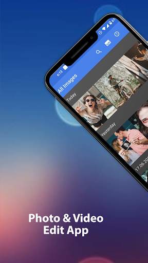 Gallery - Photo & Video editing with privacy lock screenshot 1
