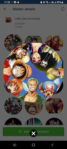 Roronoa Zoro sticker for WA screenshot 8