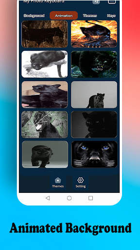 Black Panther Keyboard screenshot 2