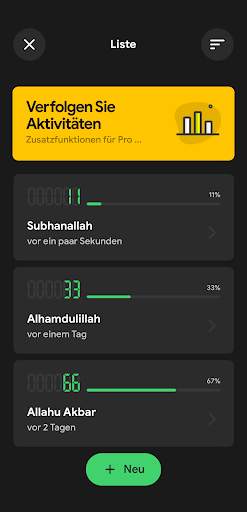 Tasbih Zähler Pro: Zikir App screenshot 6