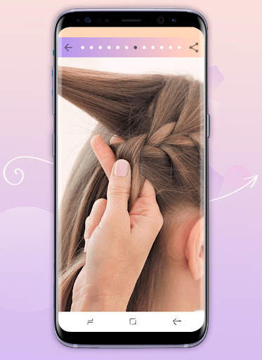 Hairstyles step by step screenshot 5