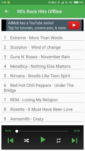 90's Rock Hits Offline screenshot 6