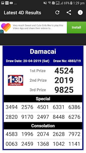 Malaysia black satta & live 4d result screenshot 3