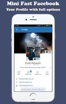 ⚡Mini Fast For Facebook⚡ screenshot 3