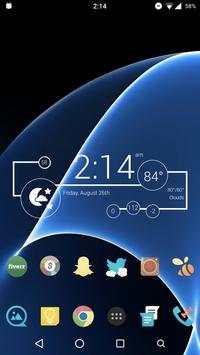 Launcher Theme For S7 Galaxy screenshot 1