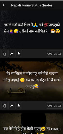 Liveasily Nepali Status and Quotes with Editor screenshot 3
