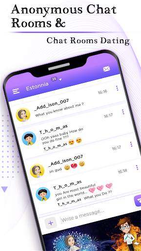 Anonymous Chat Rooms & Chat Rooms Dating screenshot 1