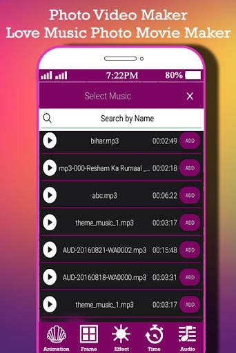Photo Video Maker-Love Music Photo Movie Maker screenshot 5