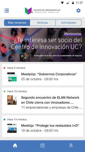 NODO Centro Innovación UC screenshot 2
