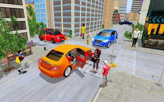 Taxi Car Popular Grand City Dr Drive 3D screenshot 1
