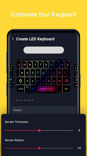 RGB LED Keyboard - Neon Colors Mechanical Keyboard screenshot 5
