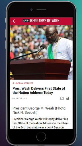 Liberia News Network (LNN) screenshot 1