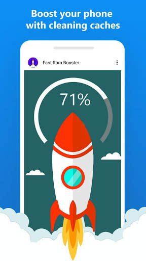 Fast Ram Booster Lite - Free cleanup memory screenshot 1