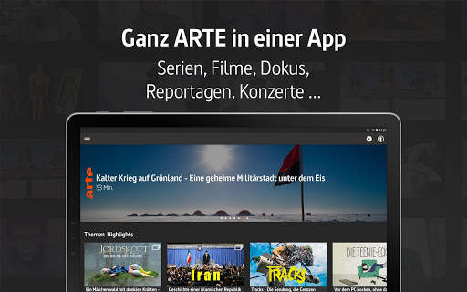 ARTE screenshot 1