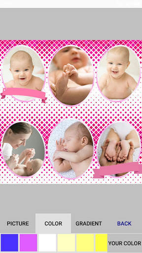 Baby photo collage 6 تصوير الشاشة