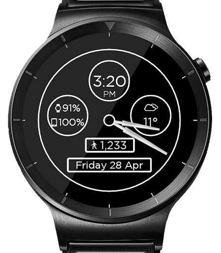 Brushed Wood HD Watch Face Widget & Live Wallpaper screenshot 18
