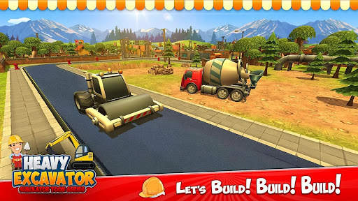 Construction Excavator Games 4 تصوير الشاشة