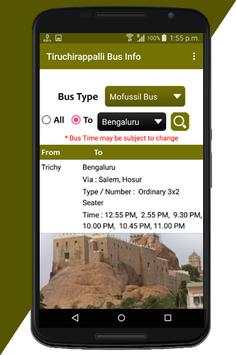 Tiruchirappalli Bus Info screenshot 2