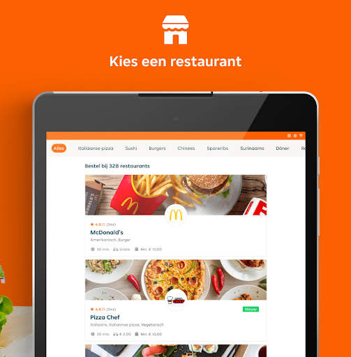 Takeaway.com - België screenshot 2