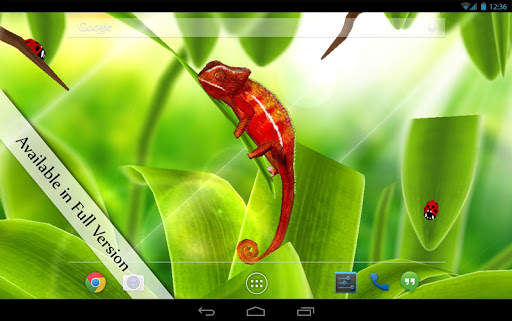 Chameleon 3DLiveWallpaper FREE screenshot 6