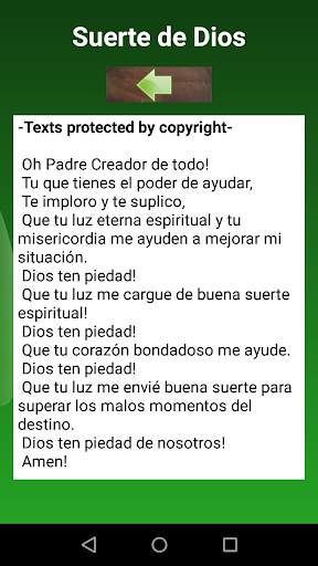 Oraciones de la buena suerte screenshot 2