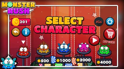 Monster Rush - The Candy Minions screenshot 1