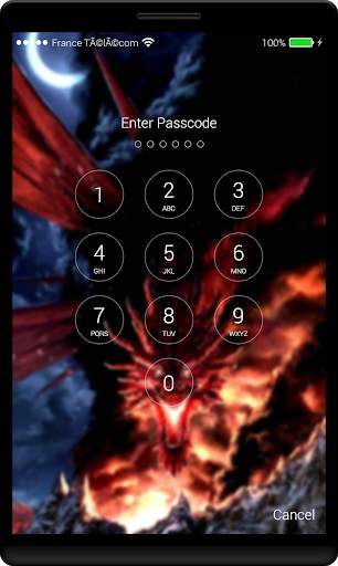 Dragon Lock Screen - Notification ON screenshot 6
