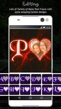 Lighting Text Photo Frame screenshot 4