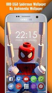 UHD LEGO Spiderman Wallpaper screenshot 3