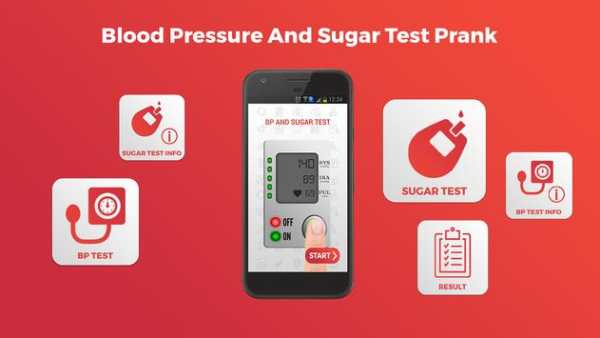 BLOOD PRESSURE & SUGAR TEST (PRANK APP) screenshot 1
