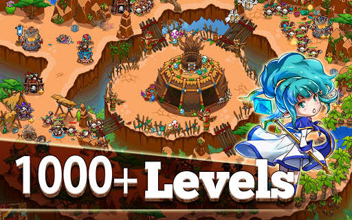 Crazy Defense Heroes screenshot 1