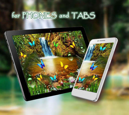 Waterfall Jungle LWP screenshot 5