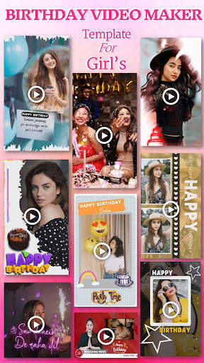 Birthday Video Maker App screenshot 1