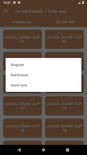 Jackal Sounds ~ Sclip.app screenshot 1