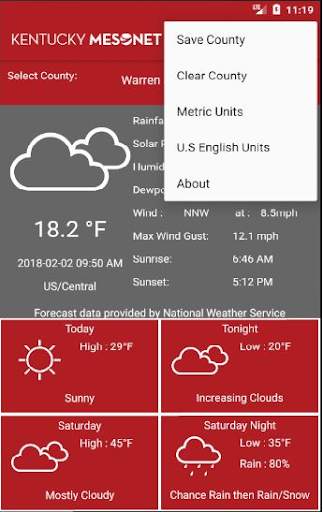 KY Mesonet screenshot 2
