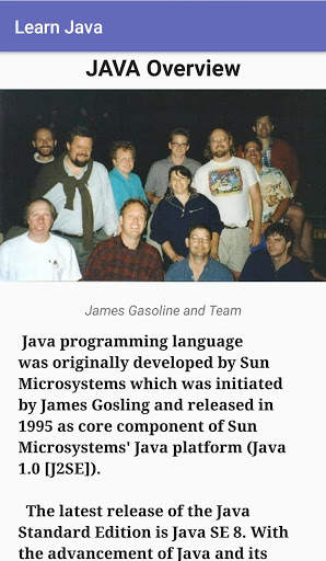 Learn Java screenshot 2