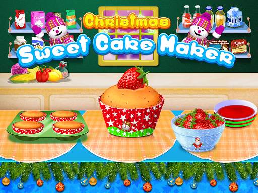 Christmas Sweet Cake Maker - Fun Cooking Game screenshot 8