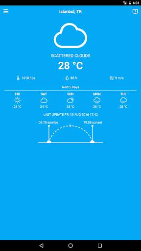 Weather screenshot 1